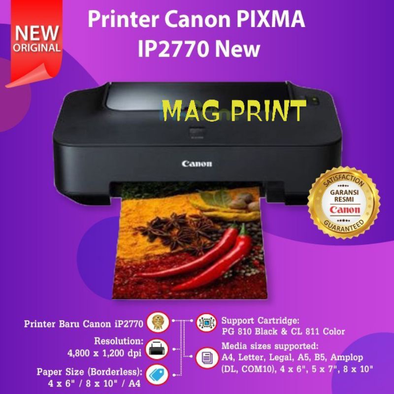 PRINTER CANON IP2770 NEW