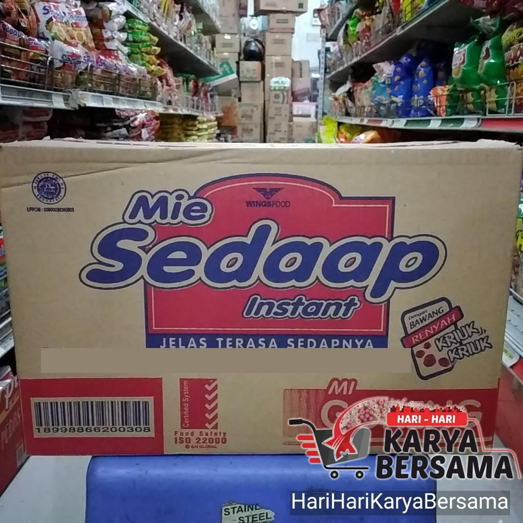 

MIE SEDAAP INSTAN MIE GORENG ISI 40PCS X 90GR -PER KARTON