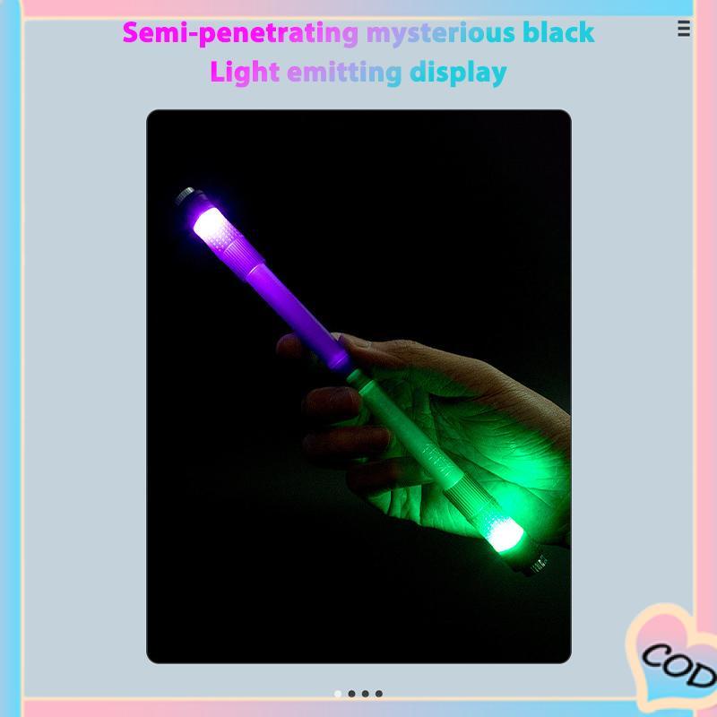 COD❤️Spinning pen pulpen pena putar plastik balance anti stress bolpoin rotating Dengan lampu led bercahaya-A.one