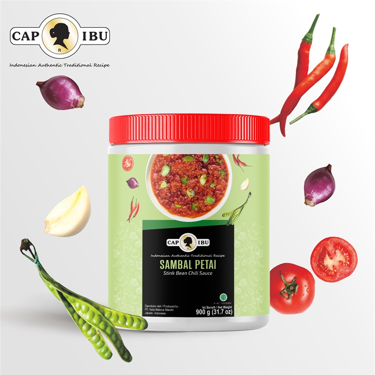 CAP IBU Sambal Petai Kemasan Pot