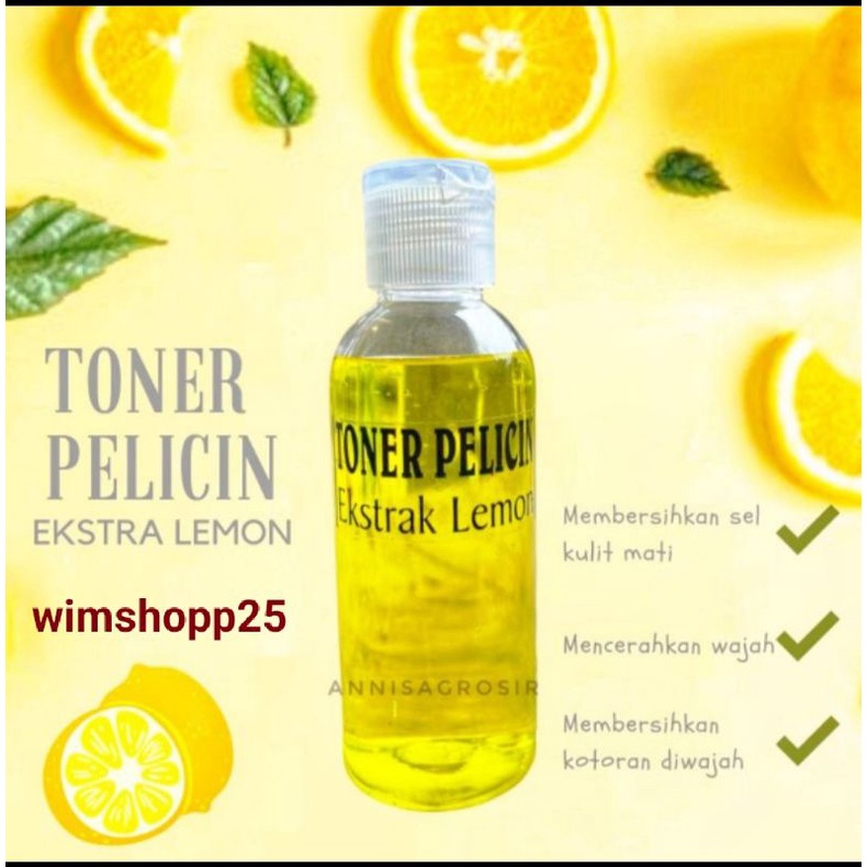 TONER PELICIN GLOW WHITENING EXTRA LEMON 100ml