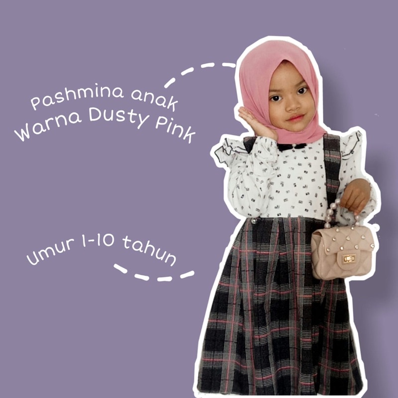 Pasmina anak / pashmina anak / jilbab anak perempuan