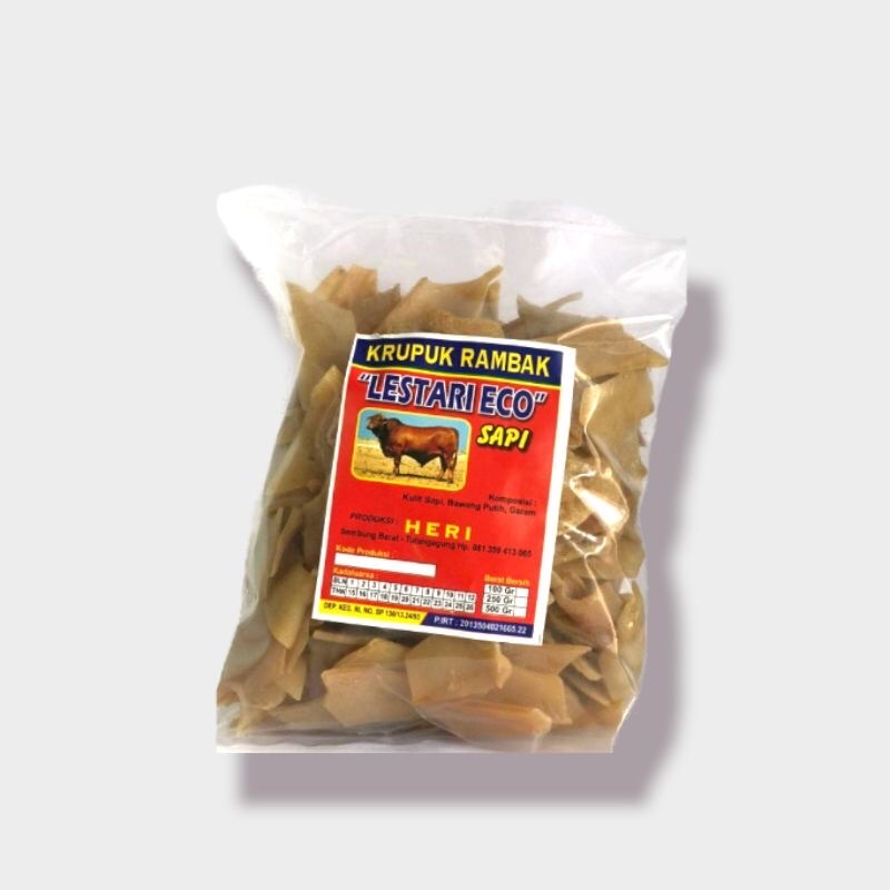 

Kerupuk Rambak Langsung goreng || Rambak Mentah 500gram