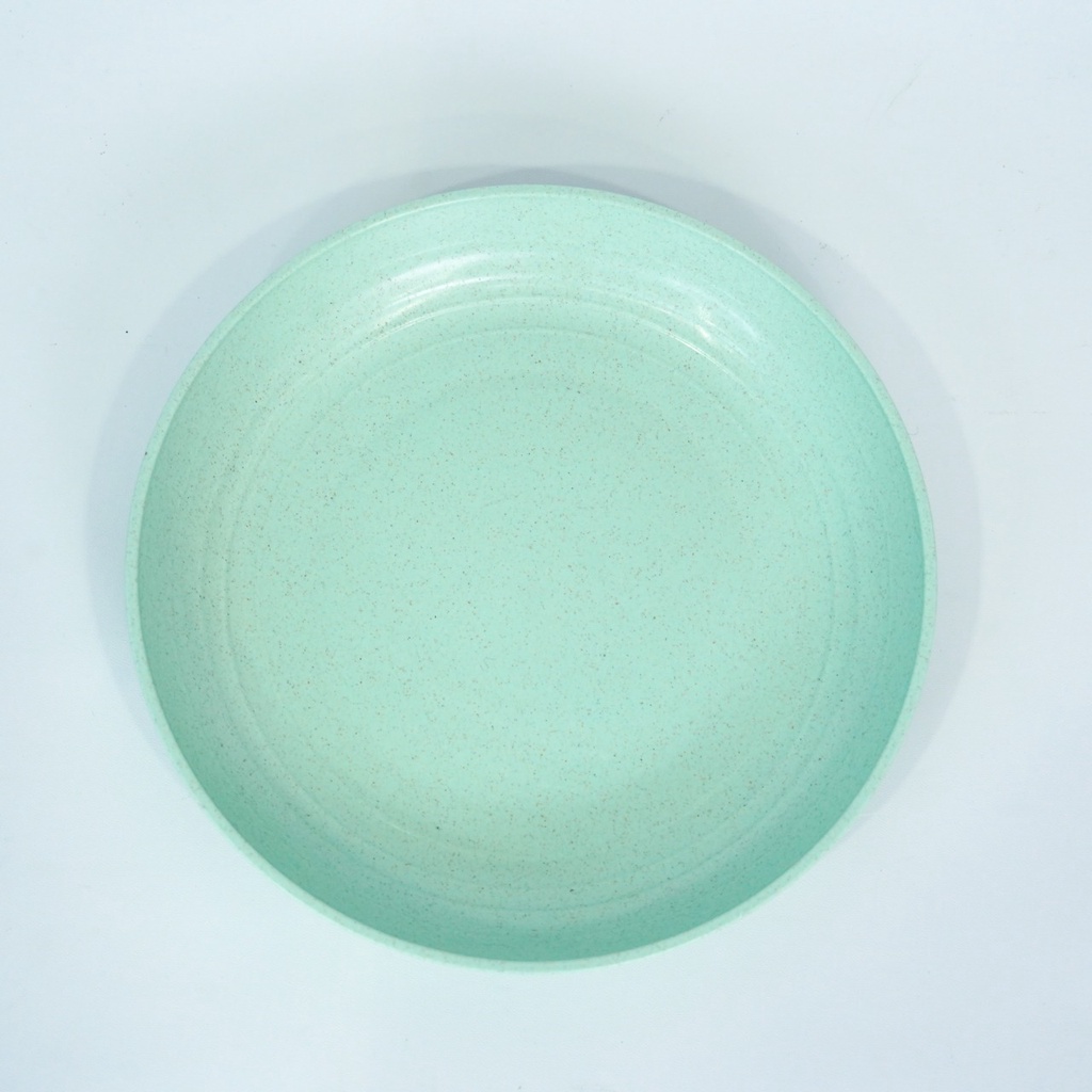 Piring Makan Saji - Round Plate / Piring Saji Ramah Lingkungan - Warna Random