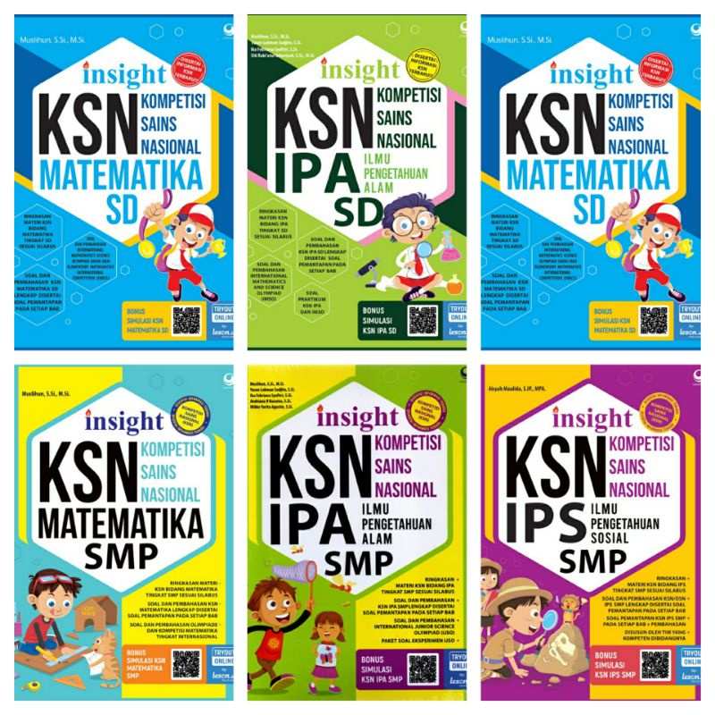 Insight KSN Kompetisi Sains Nasional Matematika IPA IPS SD SMP : Muslihun S.Si, M.Si, Aisyah Maulida