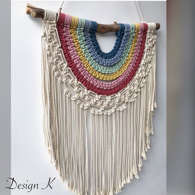 Macrame wall hanging bohomian look