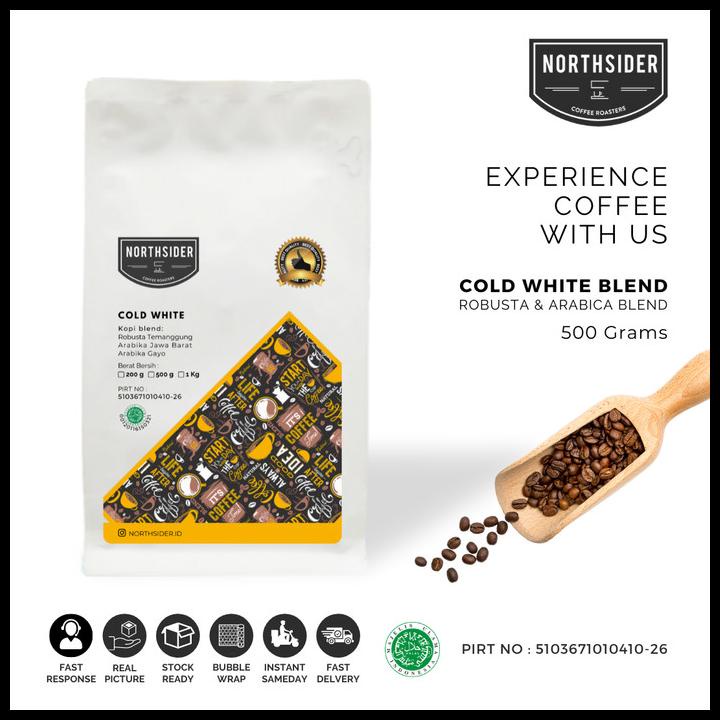 

Biji Kopi Susu Cold White Blend - 500Gr Northsider Coffee