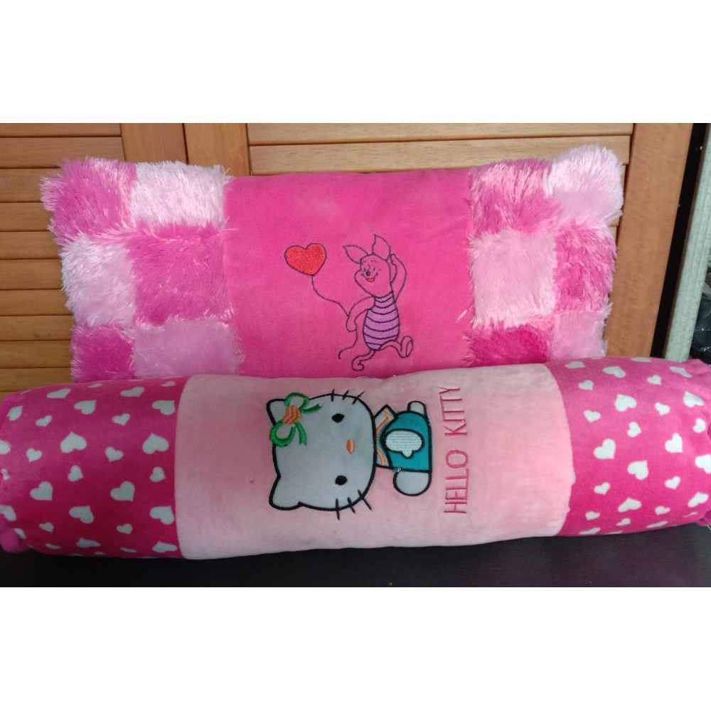 BONEKA BANTAL GULING ANAK BABY HELLO KITTY PIGLET