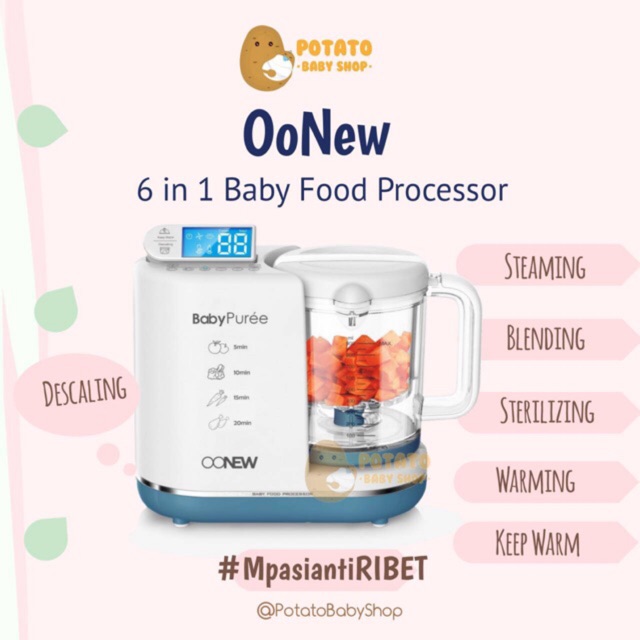 Oonew Michelin Series Baby Food Processor / Baby Food Maker