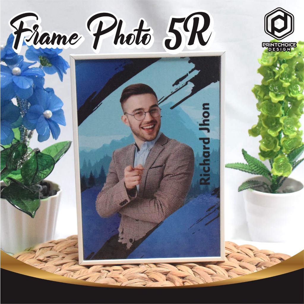 CETAK  FOTO + FRAME / BINGKAI FOTO 4R | 5R / 2D