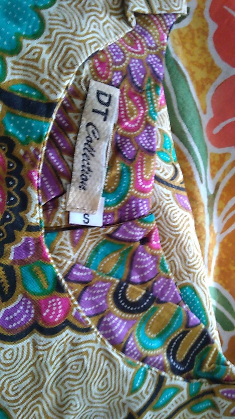 Dt Collection -atasan Blouse Batik  Cewek Tenun Sarimbit Motif Merak