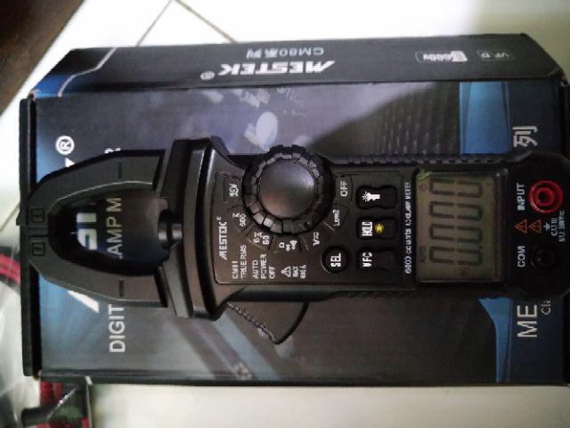 Mestek Profesional True Rms Lcd Digital Clamp Meter Multimeter Ac / Dc Tegangan Ac