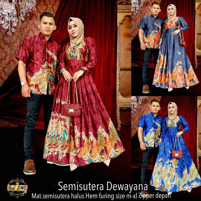 Baju Batik Couple Dewayana / Batik Sarimbit (geser gambar untuk melihat yang lain)
