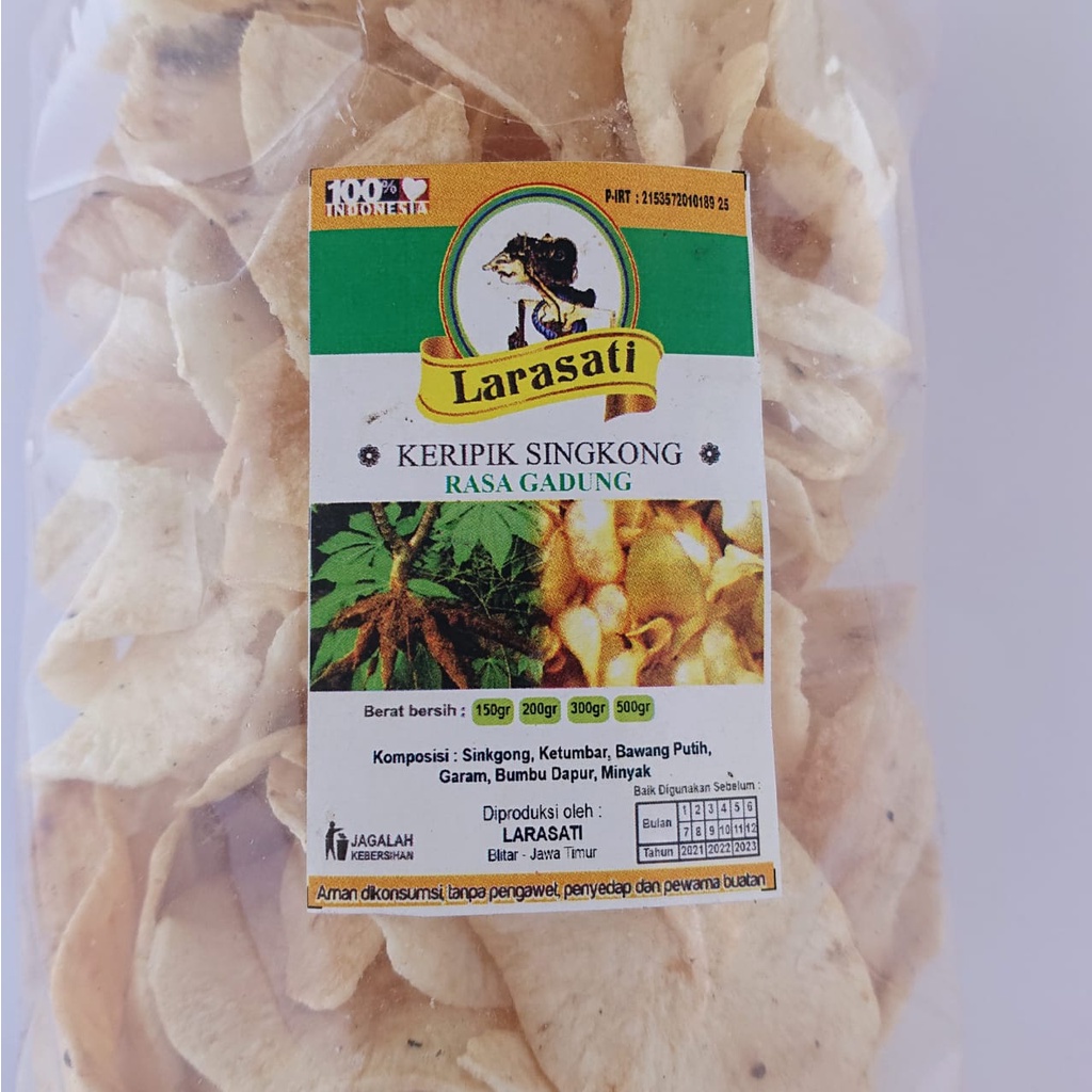 

Easrumart Kripik Keripik Singkong Rasa Gadung Gurih Renyah Kemasan 215G