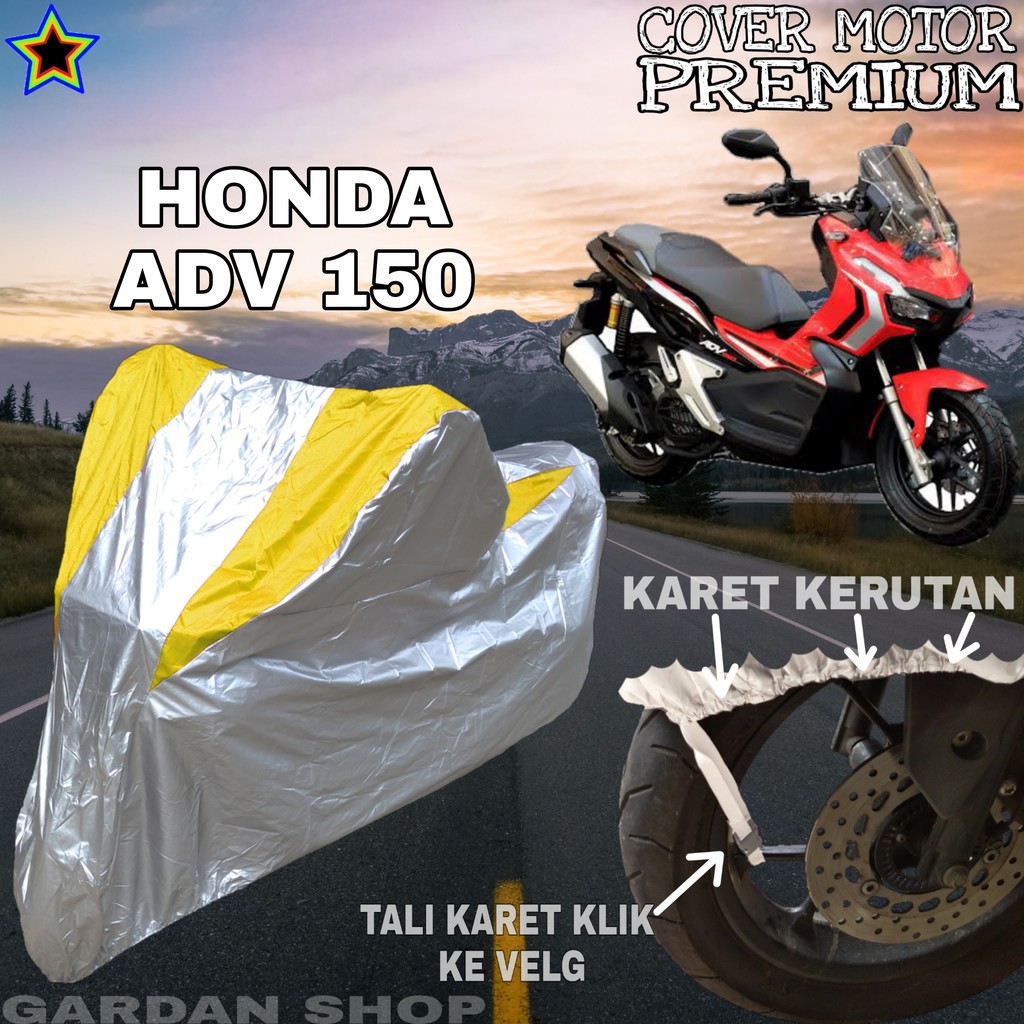 Sarung Motor HONDA ADV 150 Silver KUNING Body Cover Honda PREMIUM