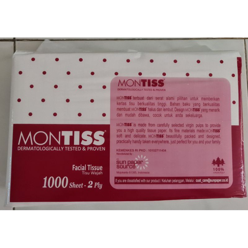 Cashback. tissue Today / Cheerful Day / Nice 900gram / Montiss 1000sheet  facial tissue-2