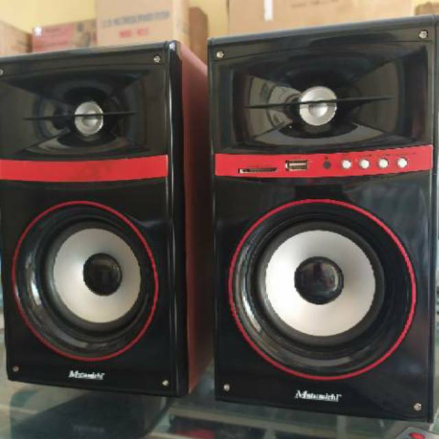 Speaker Aktif Mats Salon Spiker Speker Subwofer Radio USB Speakerbox Multimedia Mix Aktiv Sound Son