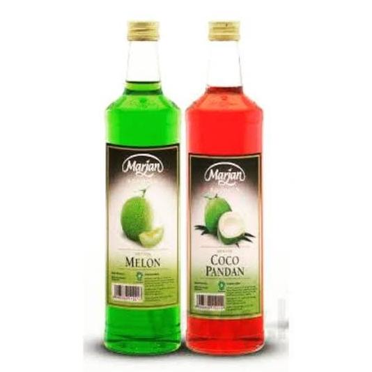 

BEST SELLER SYRUP MARJAN COCOPANDAN/MELON 1DUS ISI 12(GRAB/GOJEK) LIMITED EDITION