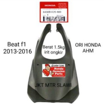 6430B-K25-900 cover front lower paru tadah lumpur beat f1 2013-2016 ori honda ahm