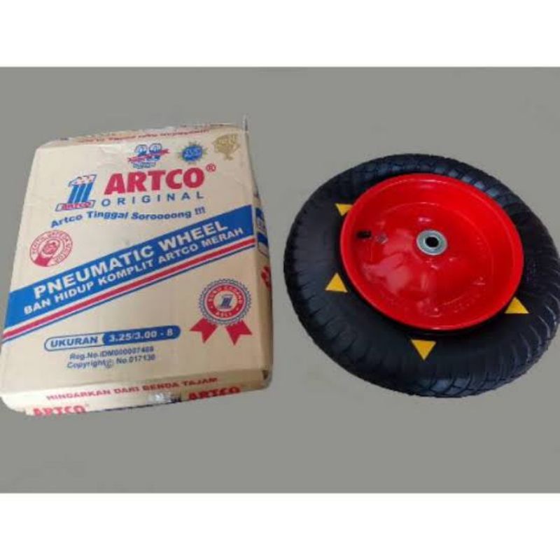 ARTCO RODA + BAN HIDUP MATI GEROBAK PASIR SORONG