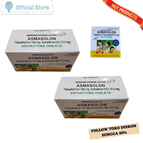 [[BISA COD]] Asmasolon Box / Obat Asma / Obat Pereda Sesak Napas / Asma