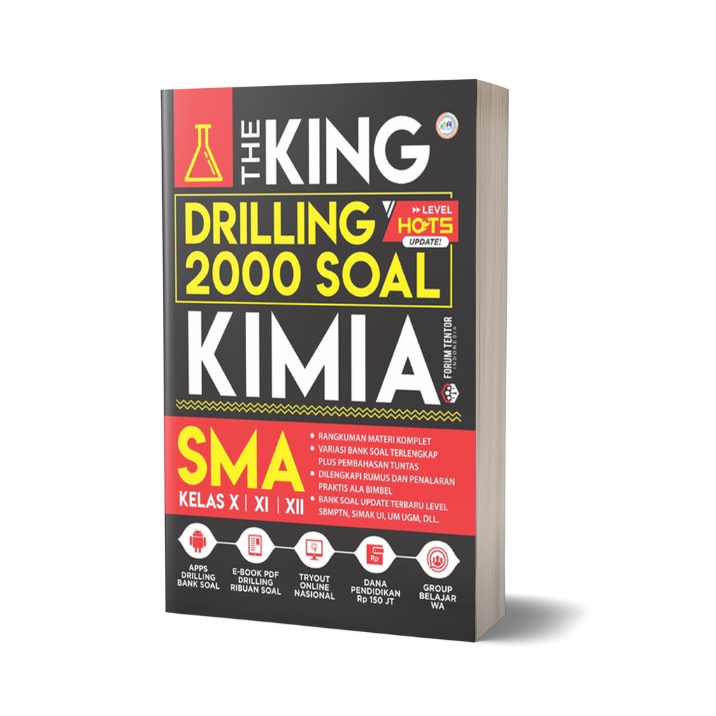 SMA The King Drilling 2000 Soal Kimia Fisika Biologi Matematika Level Hots Update-King Drilling KIMIA