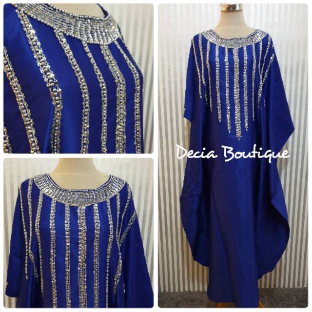 KAFTAN SATIN PAYET/SWAROVSKI