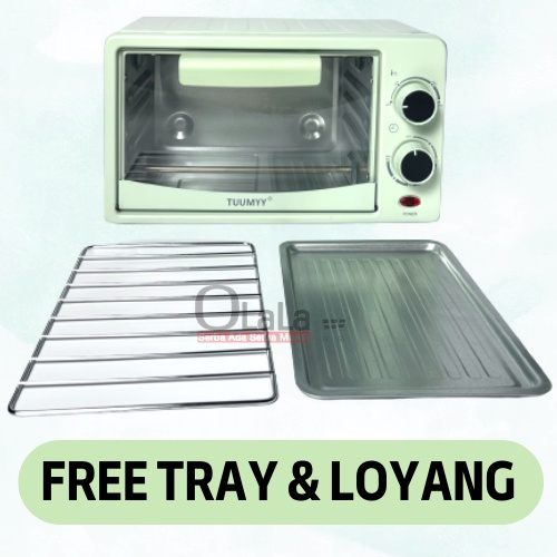 OVEN PEMANGGANG ELEKTRIK MULTIFUNGSI 12L TUUMYY WARNA PASTEL OLL-1202F