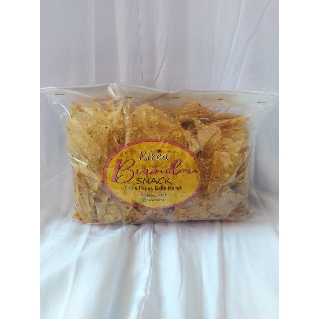 

Keripik Beling Bunda_snack08 400 gram Extra Pedas Cabe Marah TERMURAH HARGA GROSIR