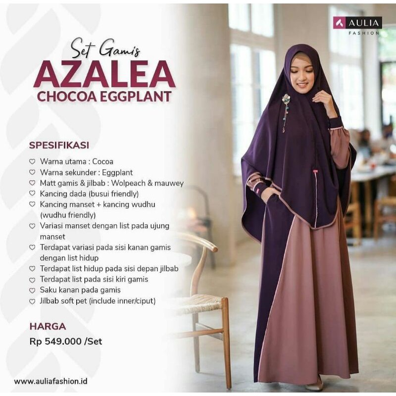 Aulia set Gamis Azalea.