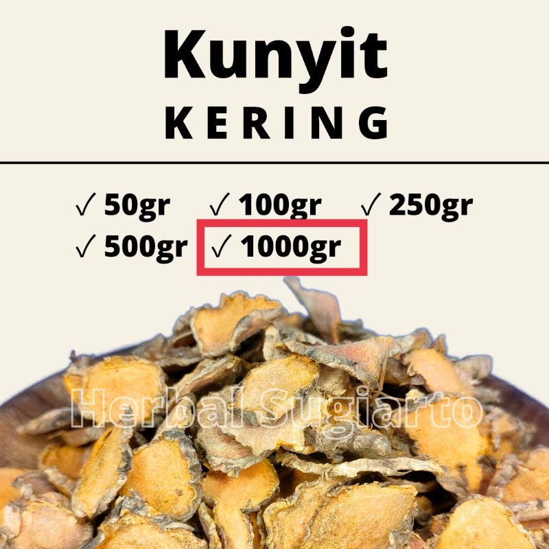 

GROSIR Kunyit Kering Kunir 1kg 1000gr 500gr 250gr 100gr 50gr Kualitas BAGUS 1kg