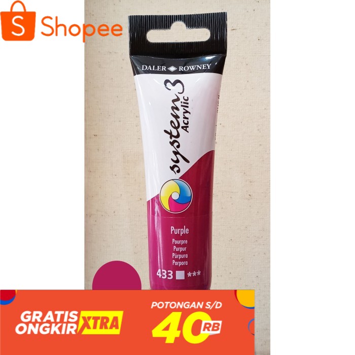 

Cat Akrilik System 3 59 ml warna Purple