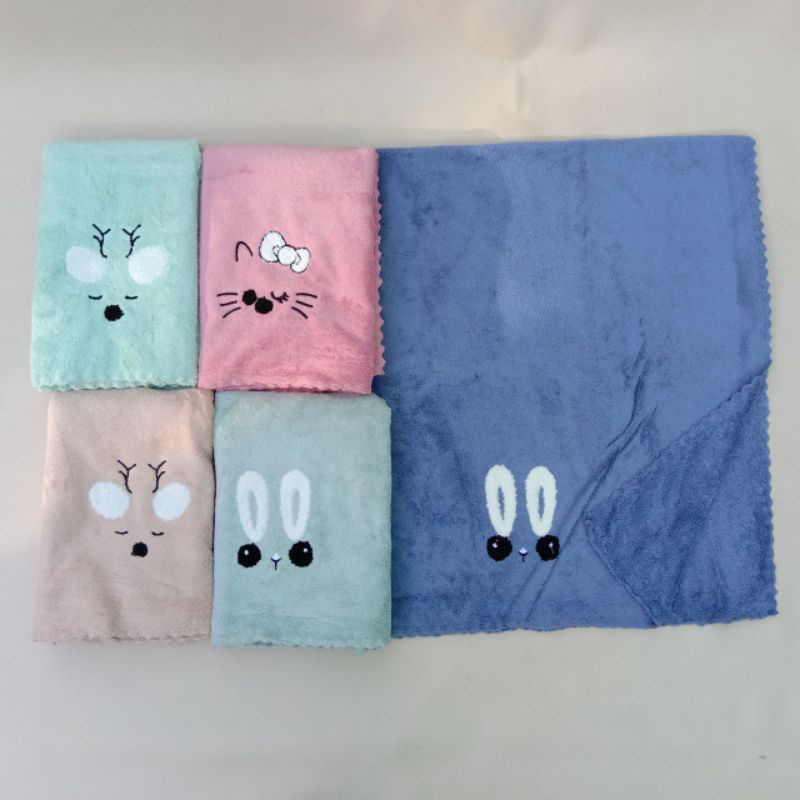 READY HANDUK BAYI MICROFIBER/HANDUK DEWASA 100% cotton