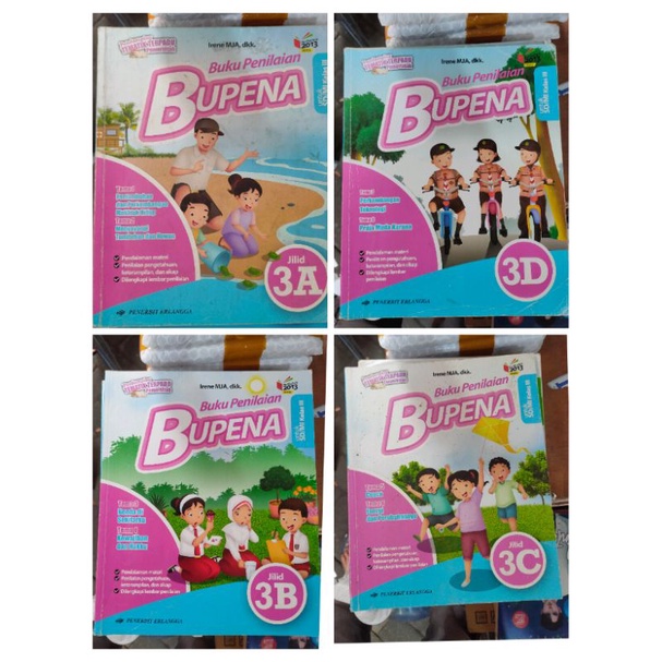 BUPENA KELAS 3 SD 3A 3B 3C 3D KURIKULUM 2013 ERLANGGA