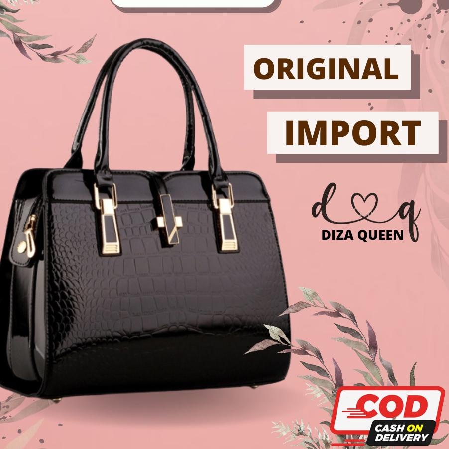 Hot Sell.. DQ177 Tas Kondangan Wanita Elegan Import Branded Terbaru Buat Ibu Ibu Pesta Mewah Glossy 