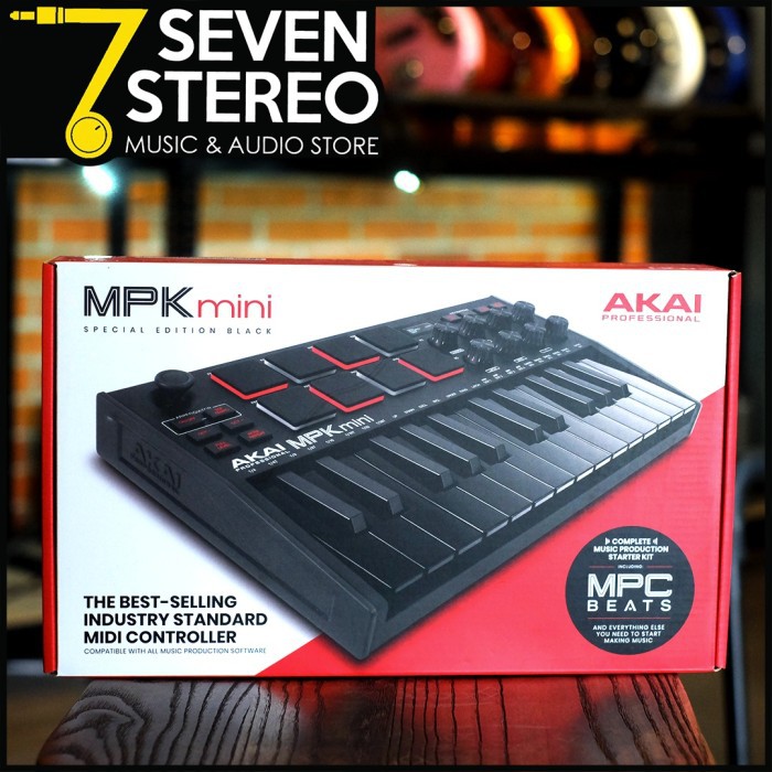 AKAI MPK MINI BLACK SPECIAL EDITION MK3 Original MIDI Controller