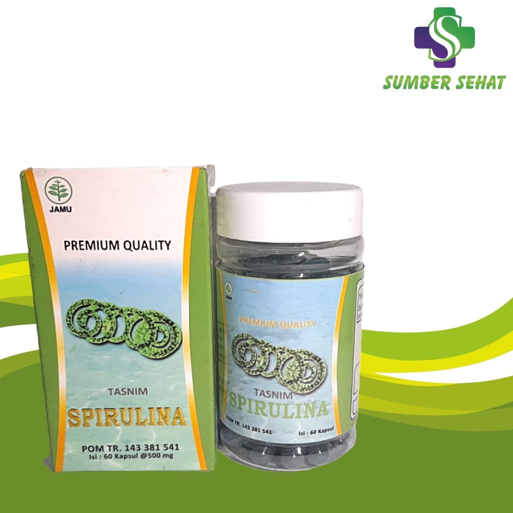 TASNIM SPIRULINA BOTOL 60 KAPSUL