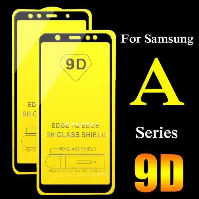 Tempered glass samsung A6 A6 plus A6+ Anti gores Samaung full cover