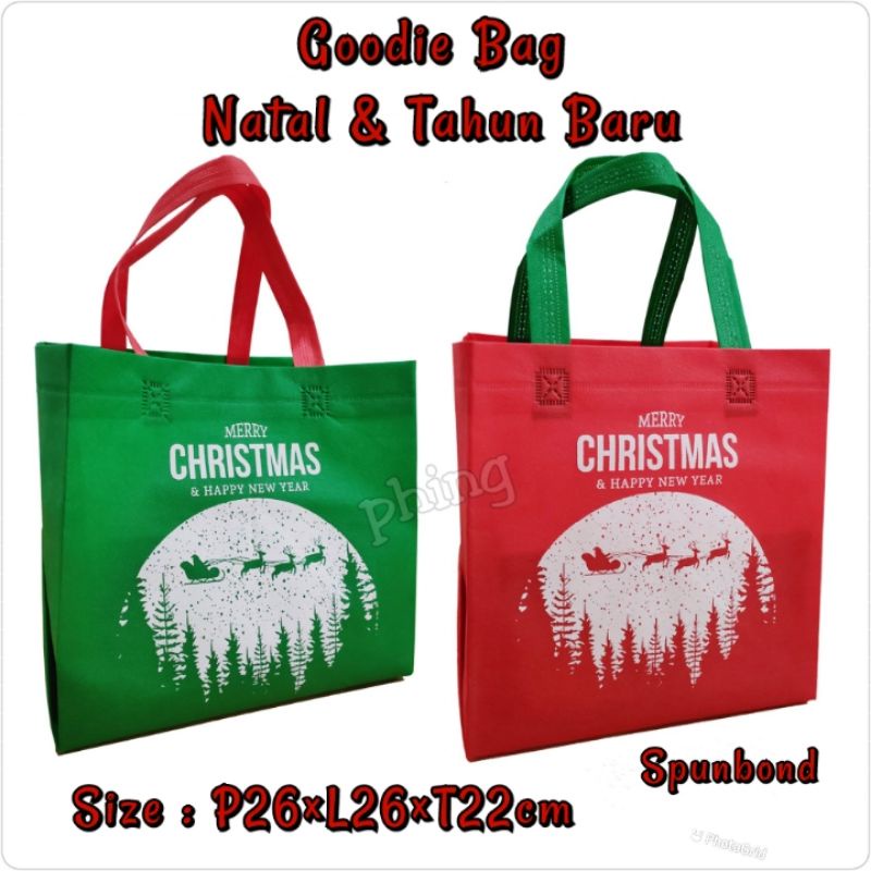 

Goodie Bag Natal dan Tahun Baru / Tas Spunbond Natal Dan Tahun Baru