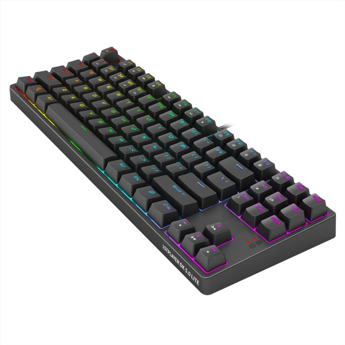 1STPLAYER DK5.0 Lite Black - Gaming Mechanical Keyboard - Blue Switch