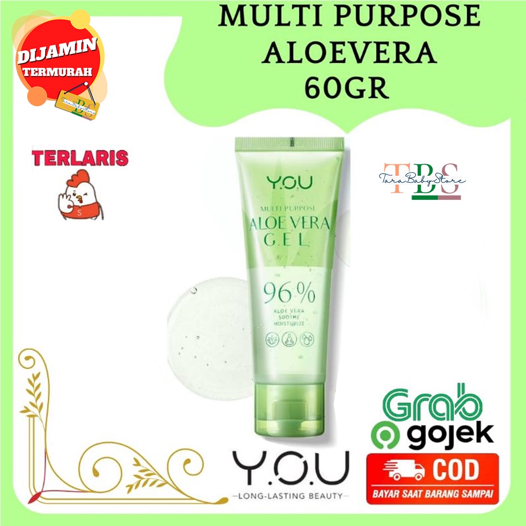 Kosmetik You Multi Purpose Aloe Vera 96%  60 Gram