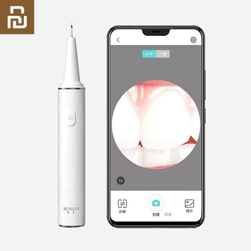 Sunuo T12 Pro Dr. Bei Dental Scaler Smart Visual Pembersih Karang Gigi Tartar Ultrasonic Scaller