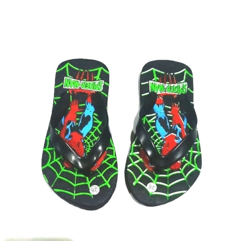 SANDAL JEPIT ANAK SI TAYO / SPEDERMAN KERAKTER SANDAL ANAK 21/25