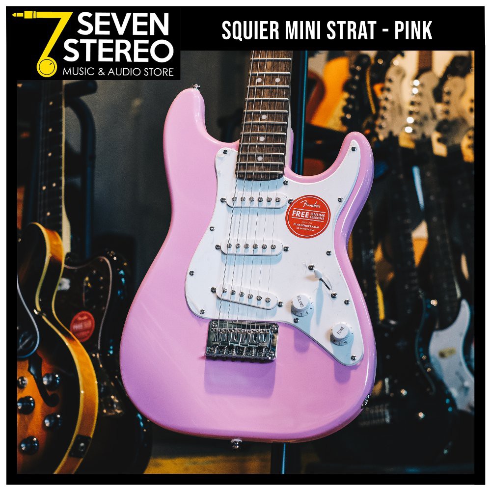 Squier Mini Stratocaster Pink