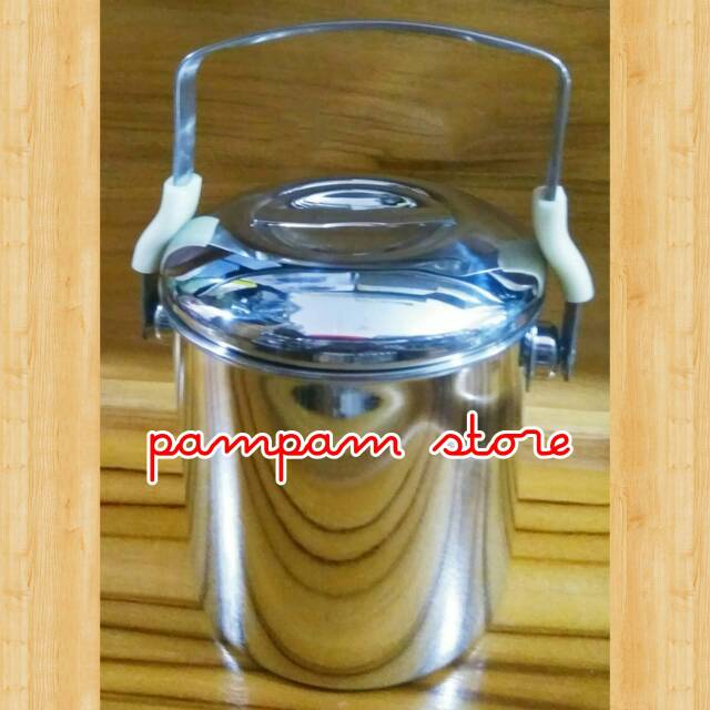 RANTANG TUNGGAL PREMIUM STAINLESS STEEL 12 CM