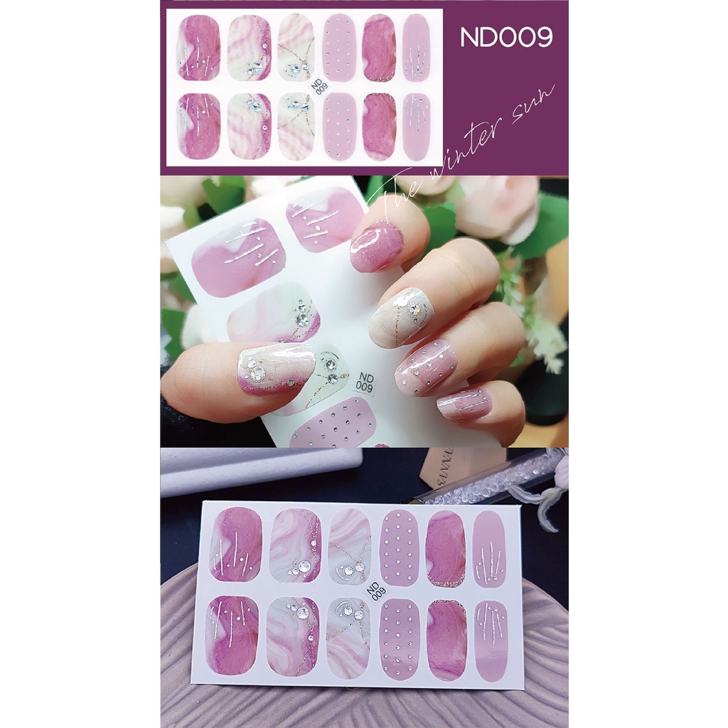 12Pcs/Stiker Kuku Murah / Nail Art Sticker / Nail Art Stiker / Nail Art &amp; Sticker NA Series Premium