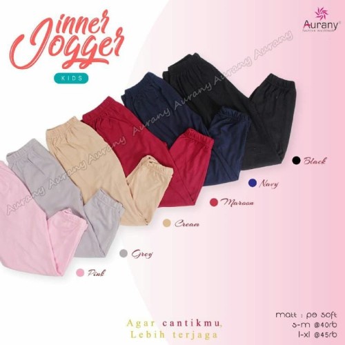 INNER JOGGER • INNER RIBB • ANAK || CELANA DALAMAN GAMIS/ROK AURANY