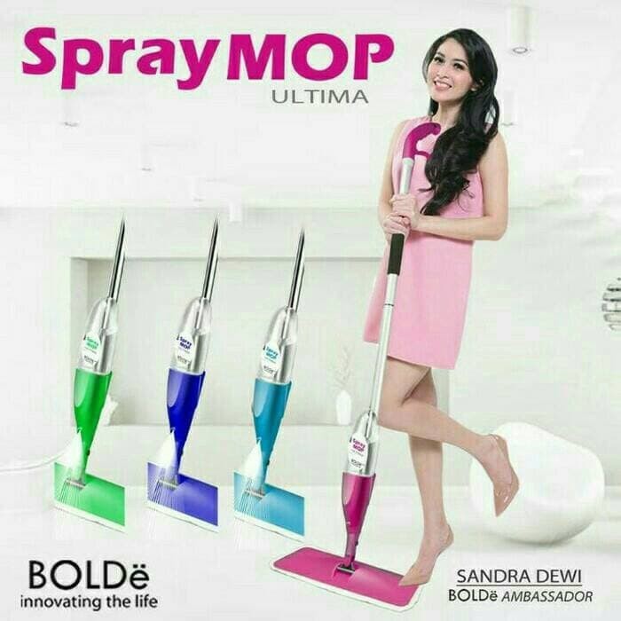 Super Mop Alat Pel Lantai Bolde SPRAY MOP ULTIMA