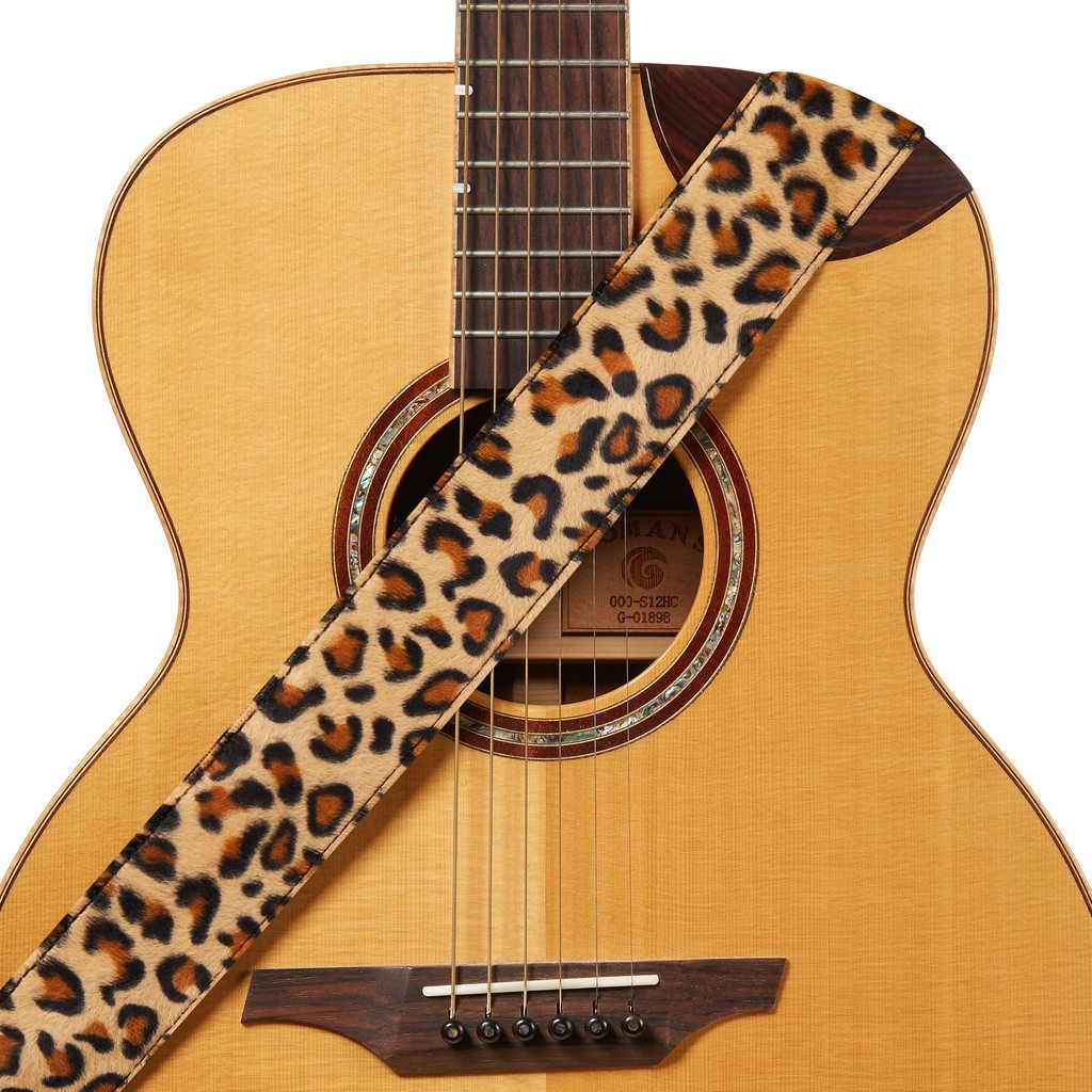 Amumu VL01-LP Strap Gitar motif Leopard Flocking