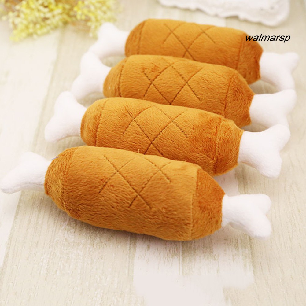 Mainan Bentuk Tulang Drumstick Bahan Plush Lembut Untuk Dekorasi Natal